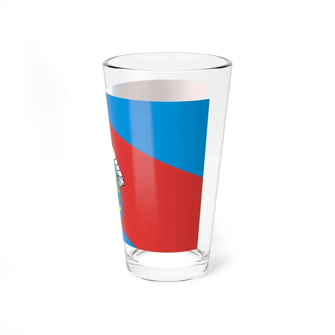 POL powiat mikołowski flag (Poland) Pint Glass 16oz - Go Mug Yourself