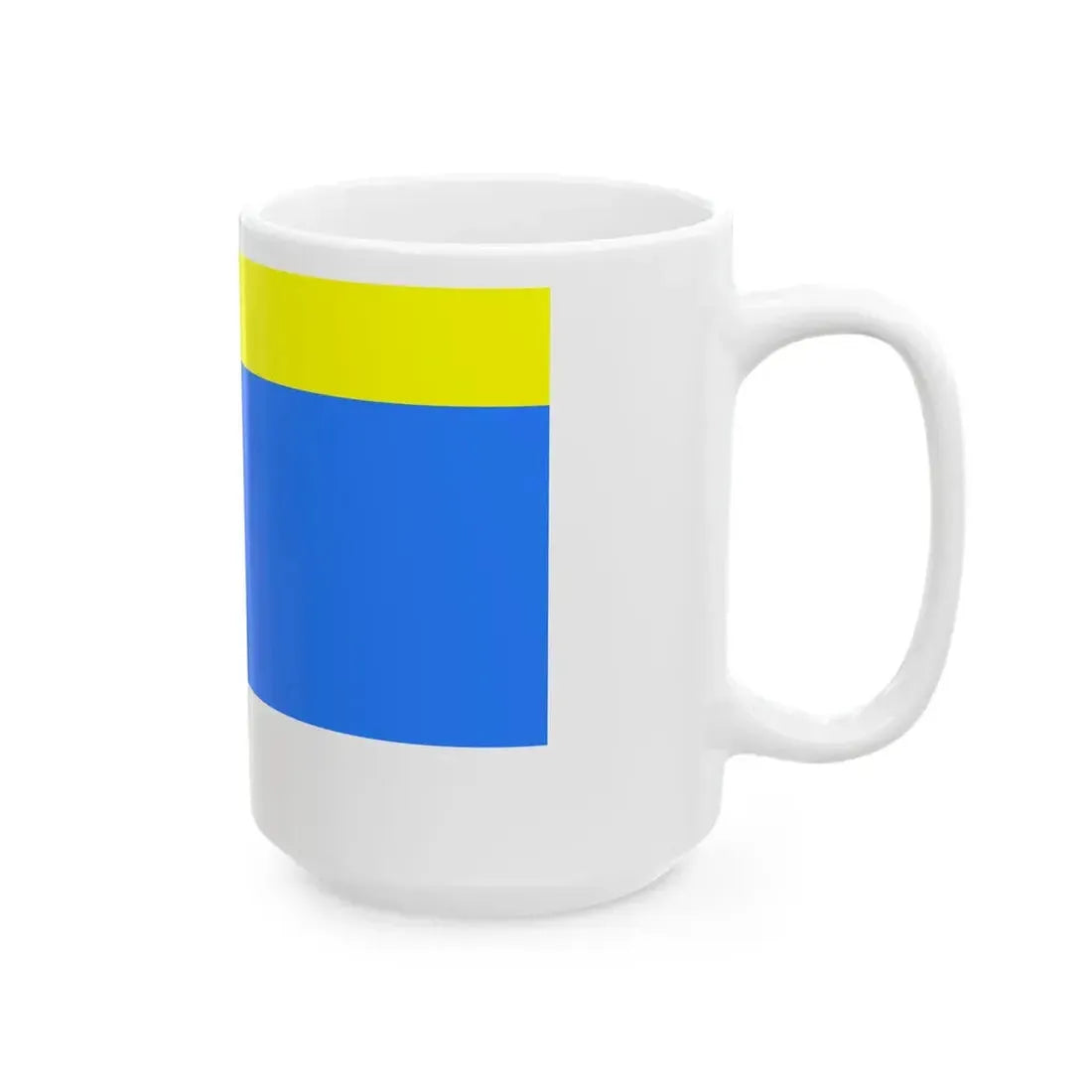 POL powiat milicki flag (Poland) White Coffee Mug - Go Mug Yourself