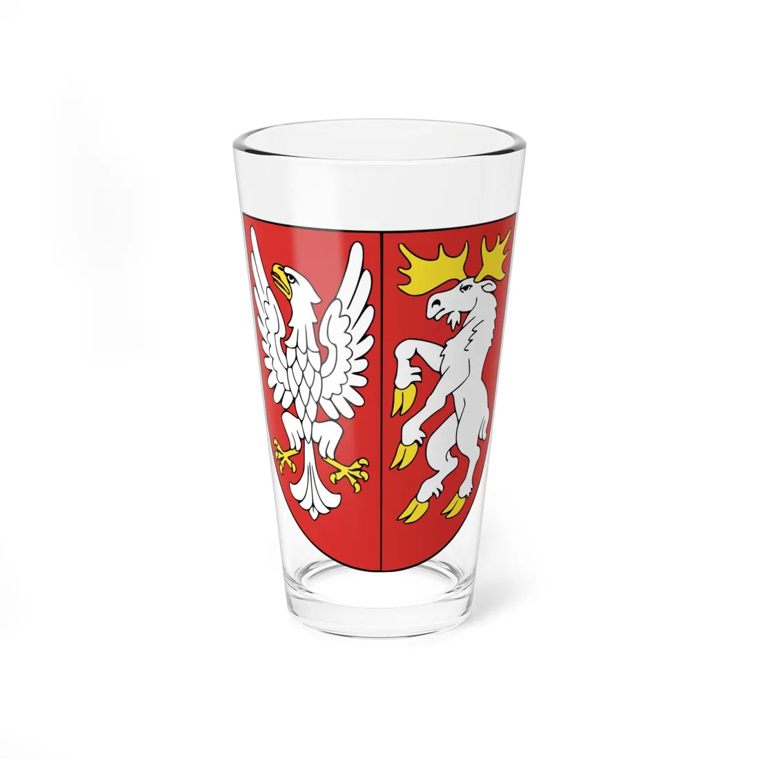 POL powiat moniecki COA (Poland) (Coat of Arms) Pint Glass 16oz 16oz - Go Mug Yourself