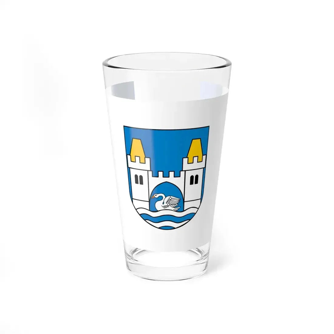 POL powiat mragowski flag (Poland) Pint Glass 16oz 16oz - Go Mug Yourself
