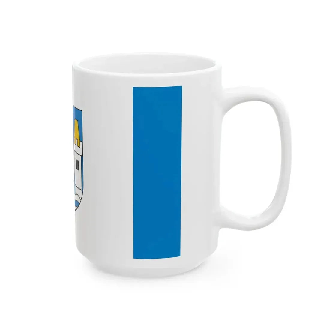 POL powiat mragowski flag (Poland) White Coffee Mug - Go Mug Yourself