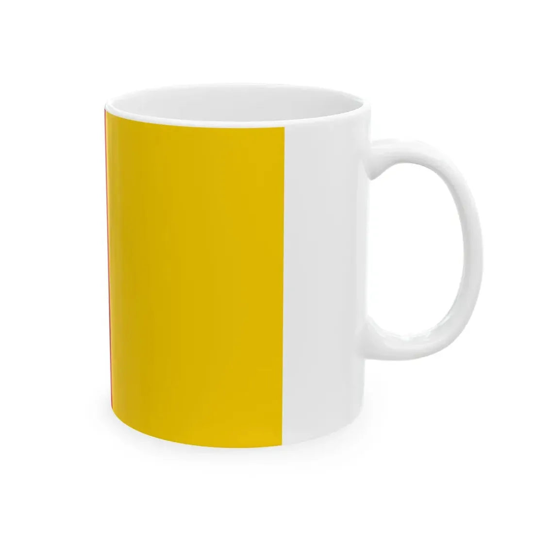 POL powiat myszkowski flag (Poland) White Coffee Mug - Go Mug Yourself