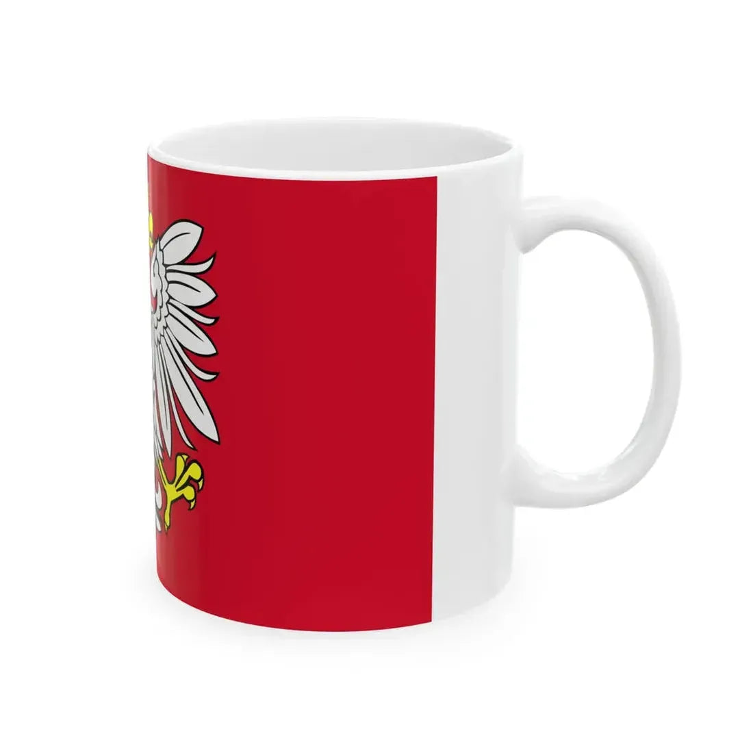 POL powiat nakielski flag (Poland) White Coffee Mug - Go Mug Yourself