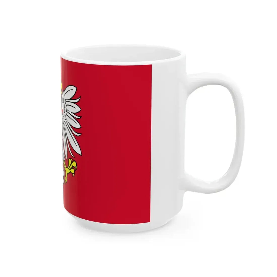 POL powiat nakielski flag (Poland) White Coffee Mug - Go Mug Yourself
