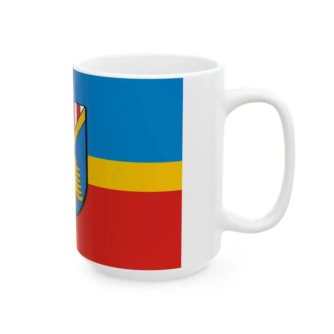POL powiat nizanski flag (Poland) White Coffee Mug - Go Mug Yourself
