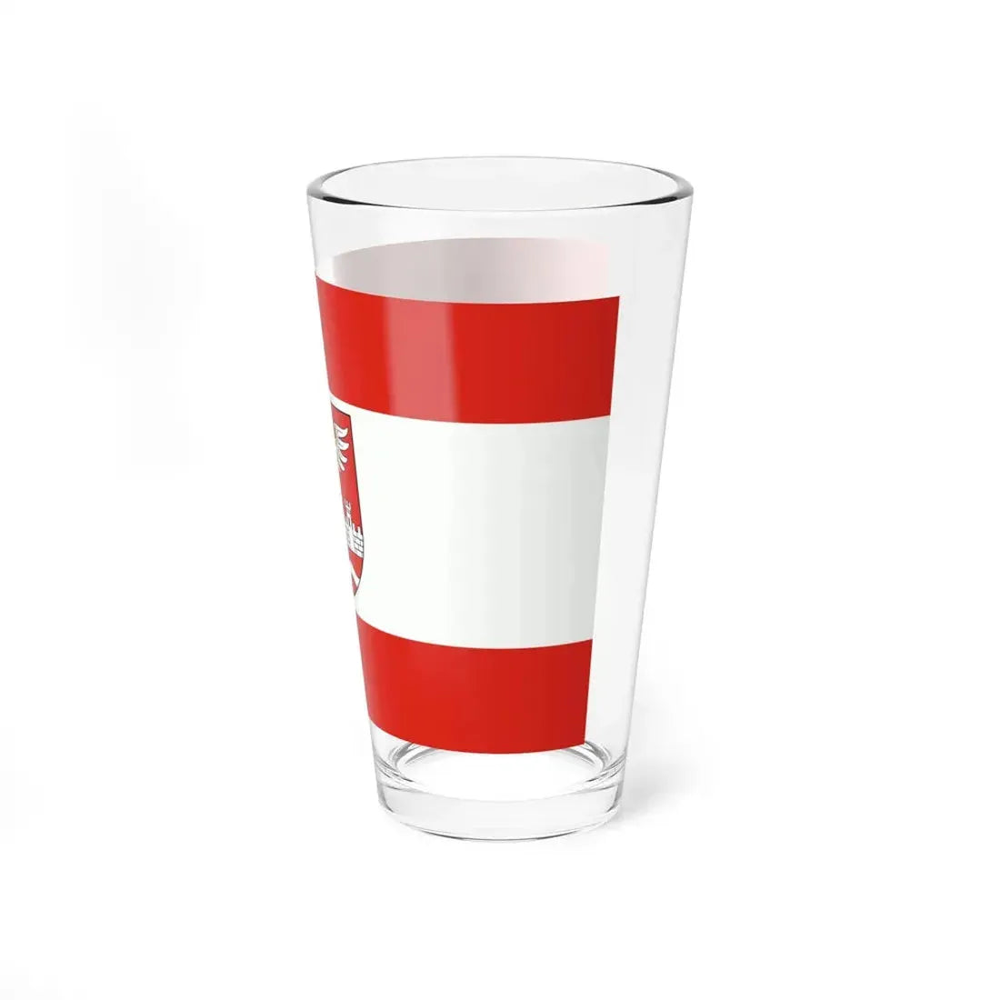 POL powiat nowodworski flag (Poland) Pint Glass 16oz - Go Mug Yourself
