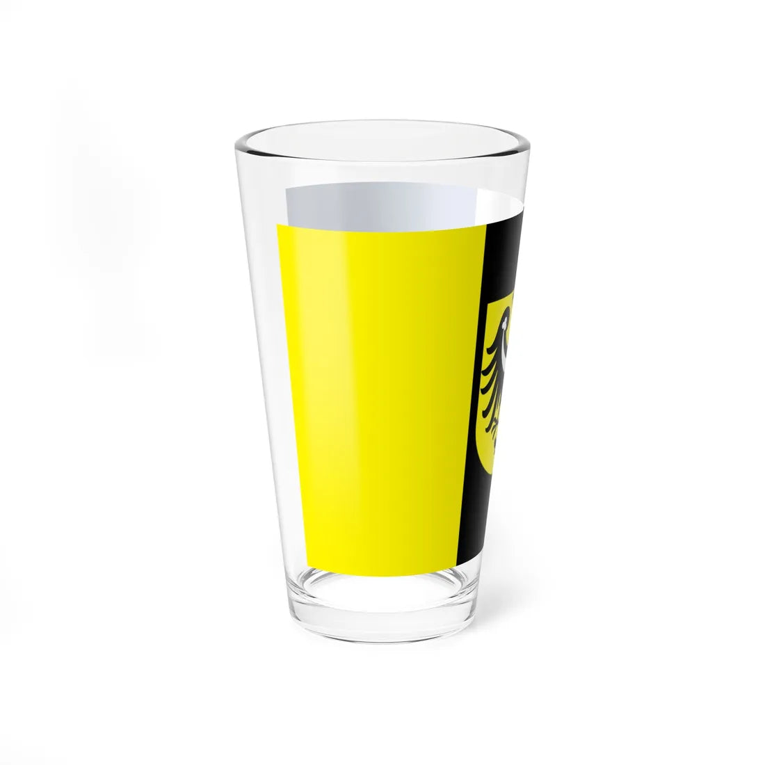 POL powiat nowosolski flag with arms (Poland) Pint Glass 16oz - Go Mug Yourself