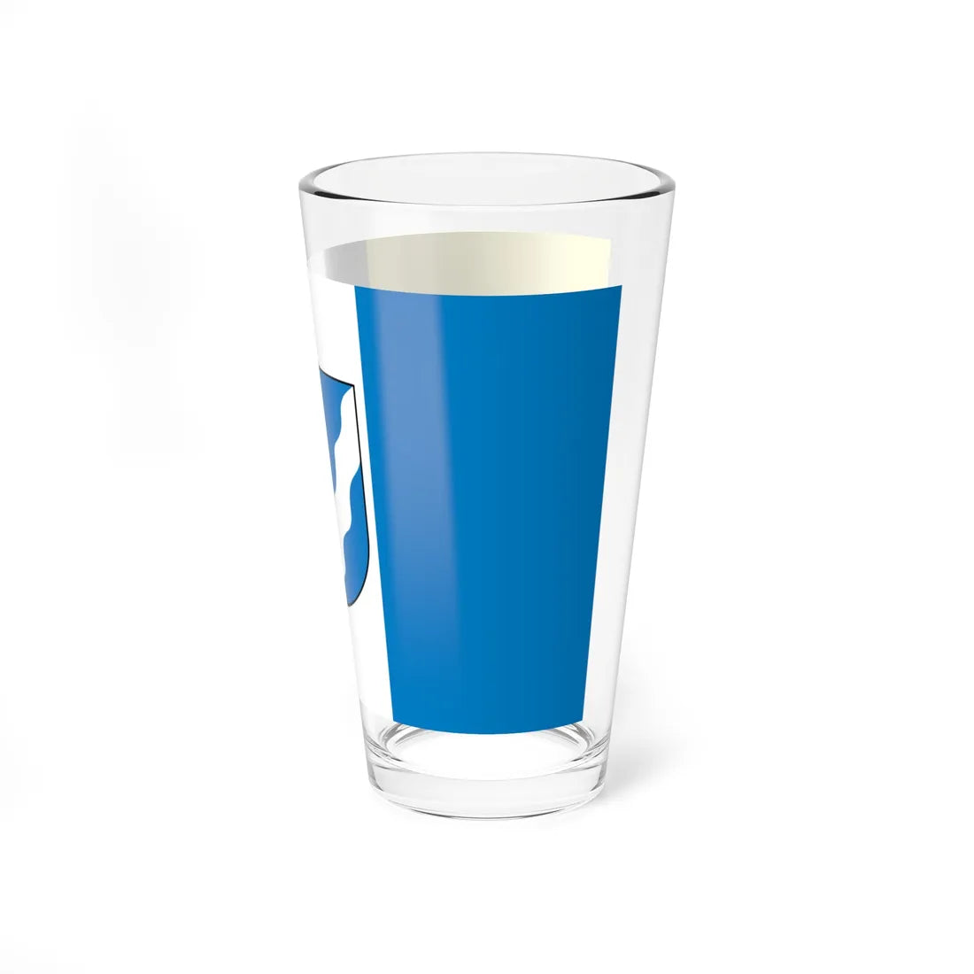 POL powiat nowosolski flag with arms (Poland) Pint Glass 16oz - Go Mug Yourself