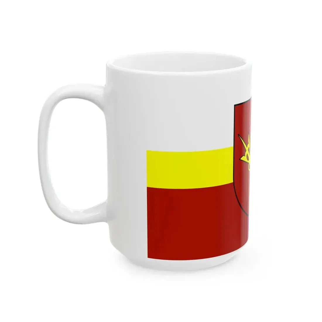 POL powiat nowotarski flag (Poland) White Coffee Mug - Go Mug Yourself