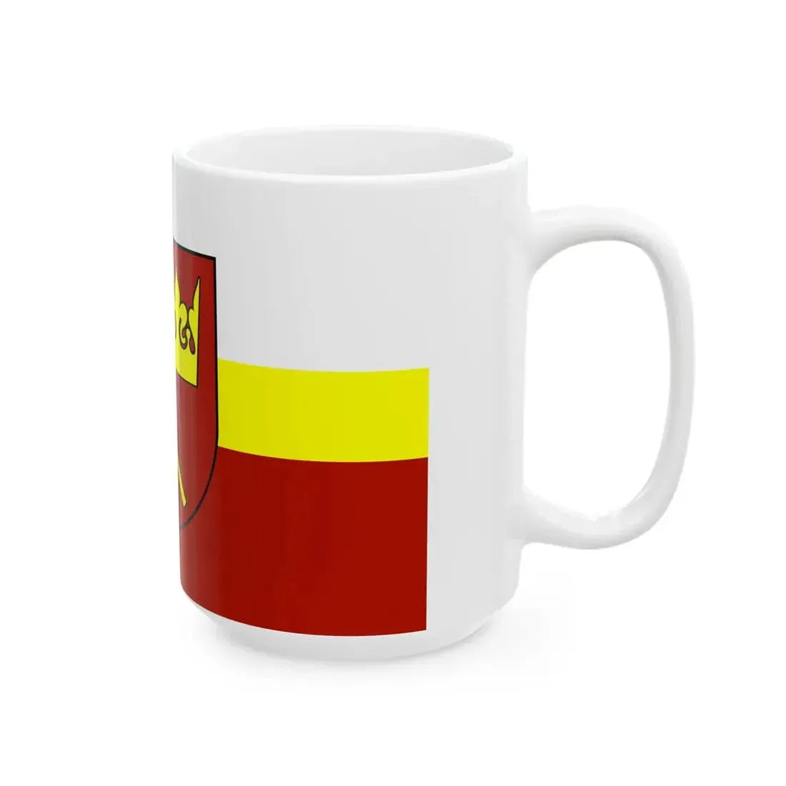 POL powiat nowotarski flag (Poland) White Coffee Mug - Go Mug Yourself