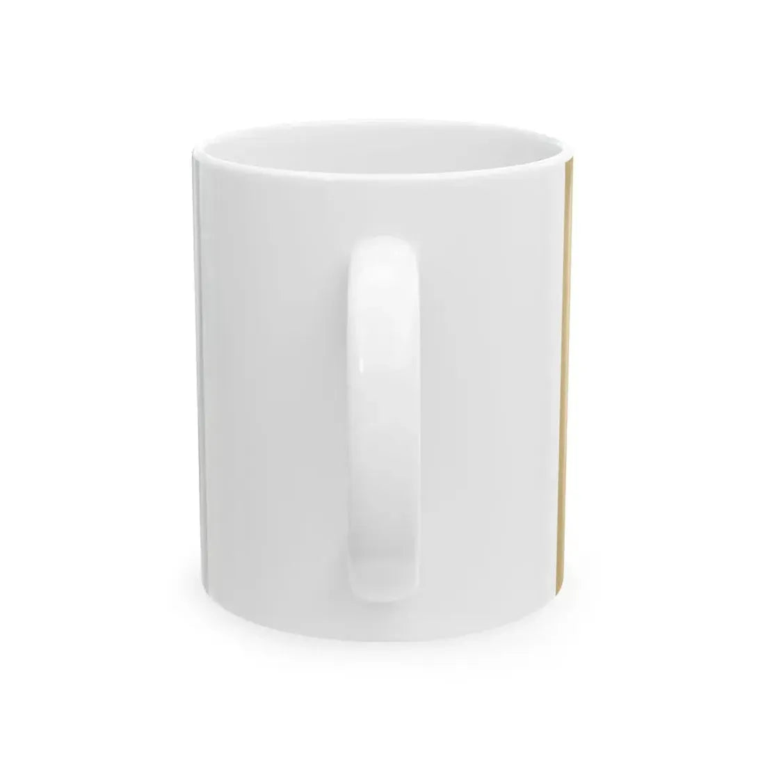 POL powiat nyski flag (Poland) White Coffee Mug - Go Mug Yourself