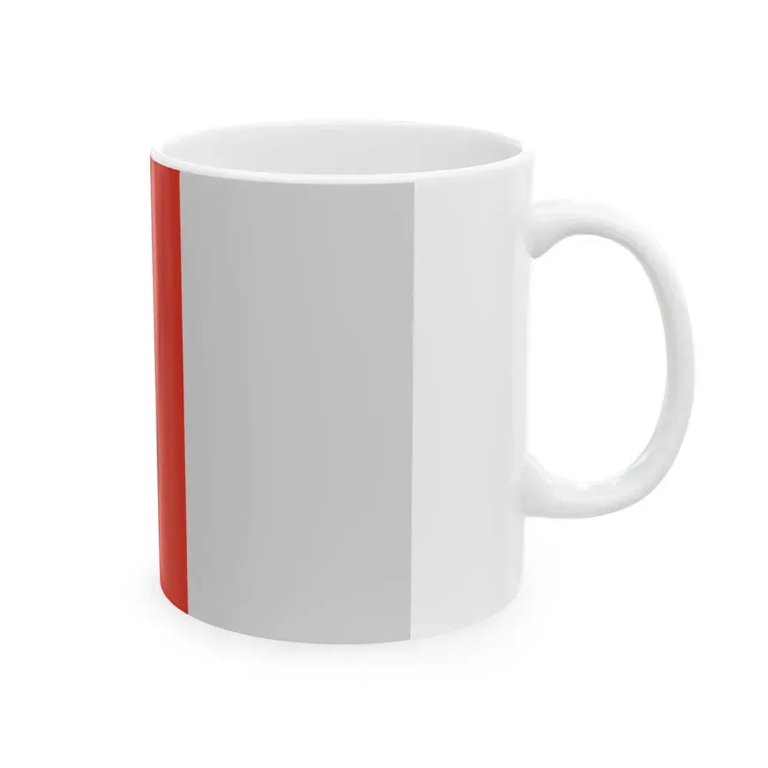 POL powiat nyski flag (Poland) White Coffee Mug - Go Mug Yourself