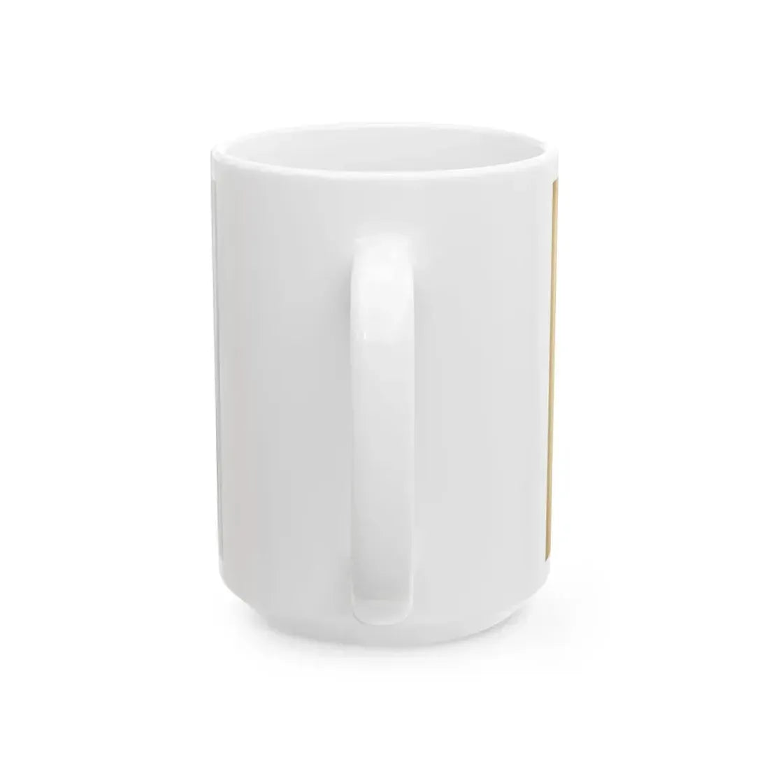 POL powiat nyski flag (Poland) White Coffee Mug - Go Mug Yourself