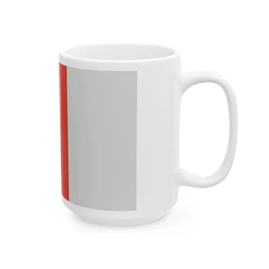 POL powiat nyski flag (Poland) White Coffee Mug - Go Mug Yourself