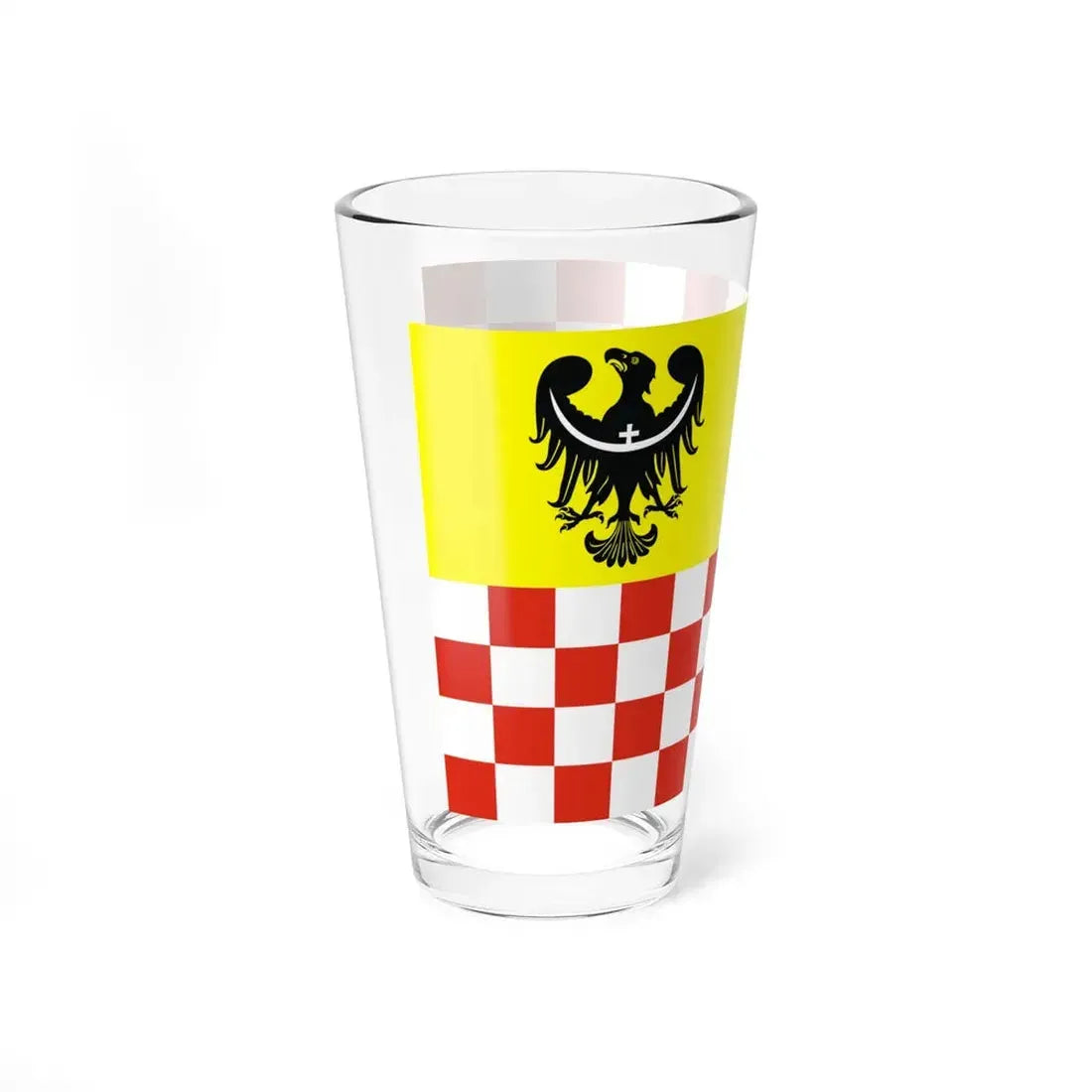 POL powiat oławski flag (Poland) Pint Glass 16oz - Go Mug Yourself