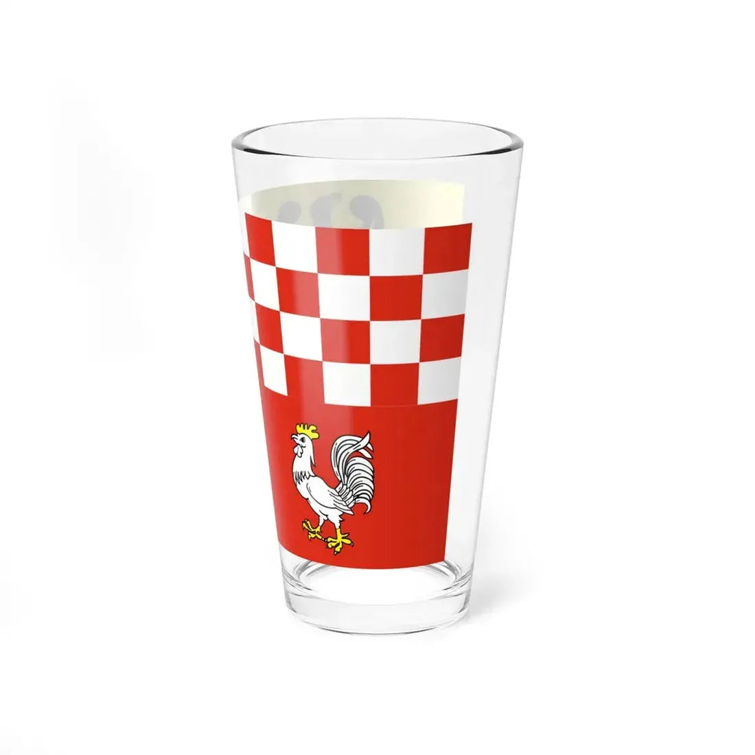 POL powiat oławski flag (Poland) Pint Glass 16oz - Go Mug Yourself