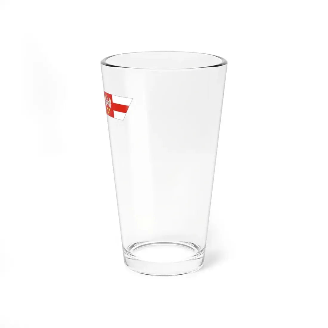 POL powiat obornicki flag (Poland) Pint Glass 16oz - Go Mug Yourself