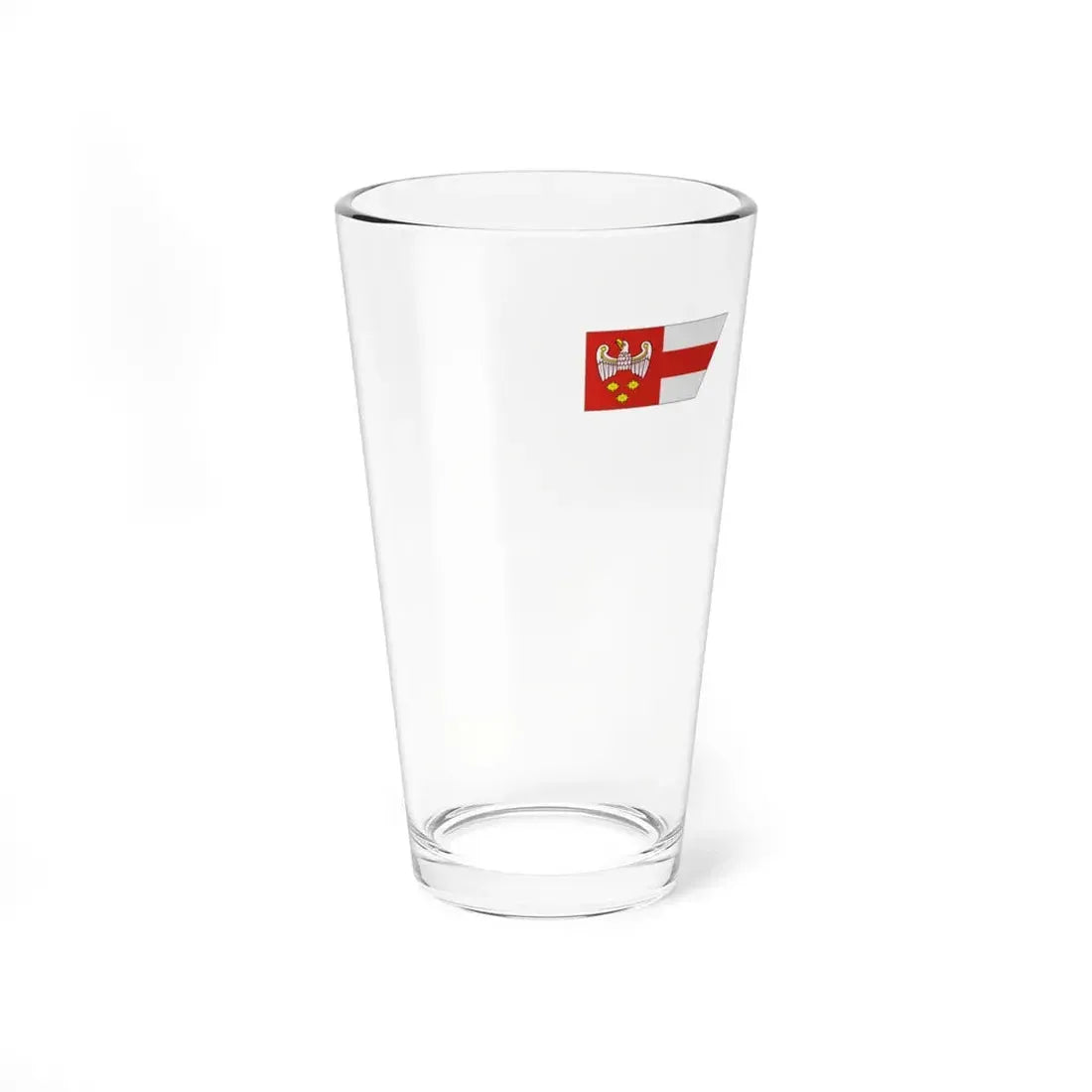 POL powiat obornicki flag (Poland) Pint Glass 16oz - Go Mug Yourself