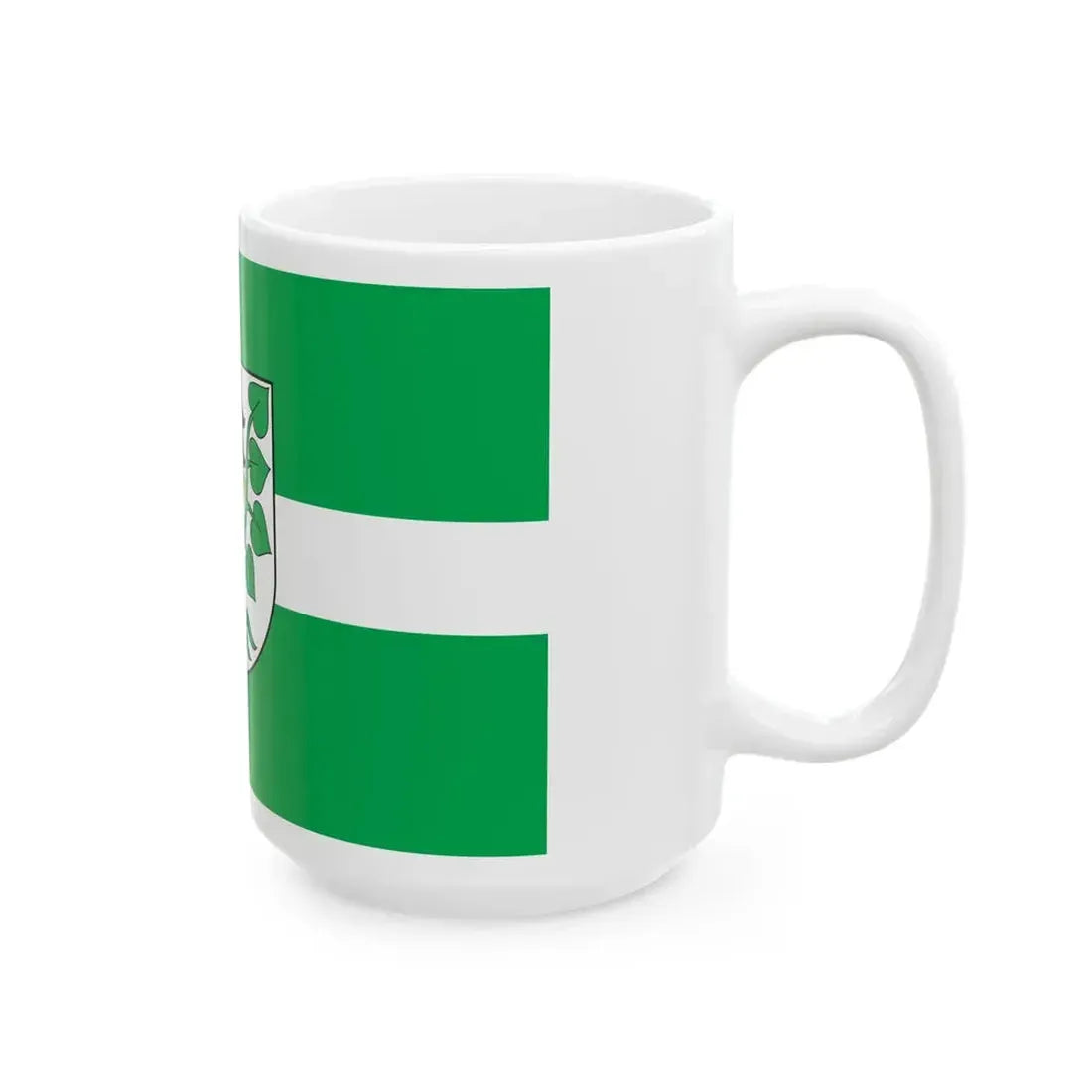 POL powiat olecki flag (Poland) White Coffee Mug - Go Mug Yourself
