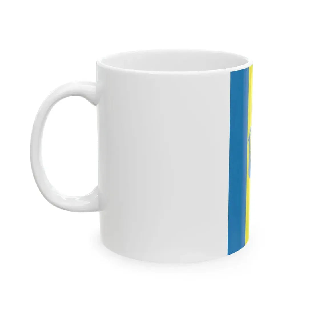 POL powiat oleski flag (Poland) White Coffee Mug - Go Mug Yourself