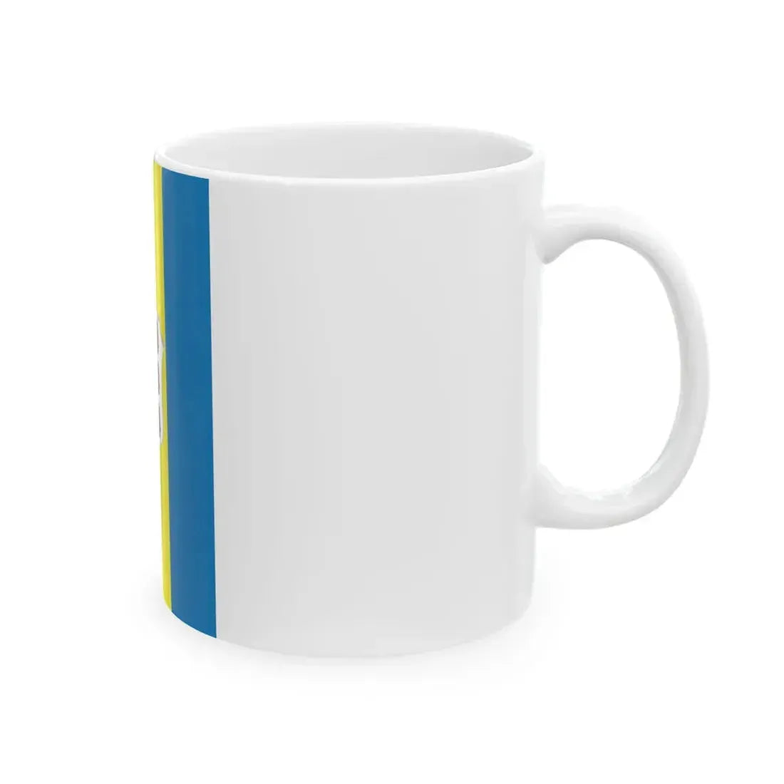 POL powiat oleski flag (Poland) White Coffee Mug - Go Mug Yourself