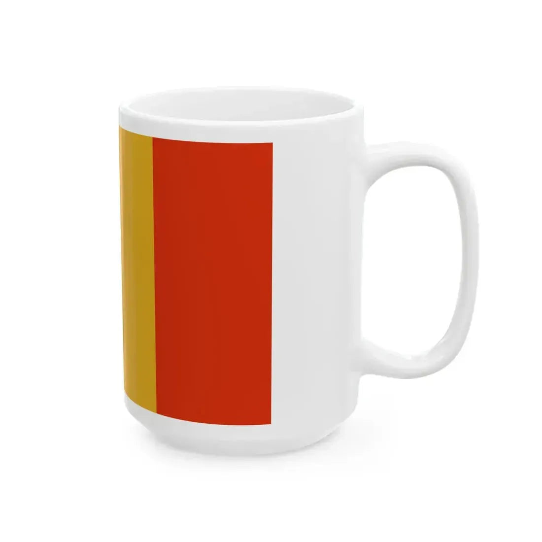 POL powiat olesnicki flag (Poland) White Coffee Mug - Go Mug Yourself