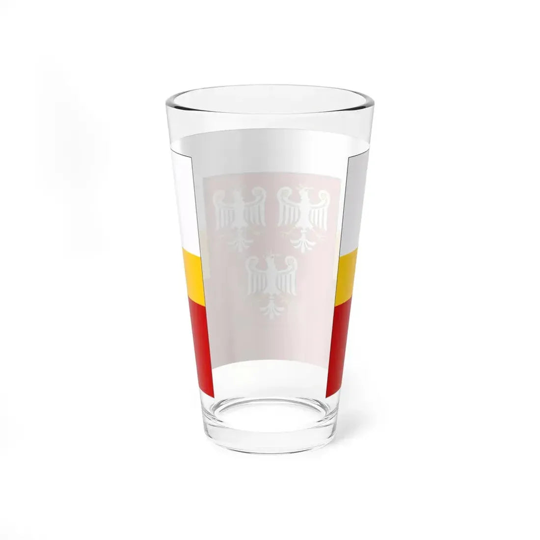 POL powiat olkuski flag (Poland) Pint Glass 16oz - Go Mug Yourself