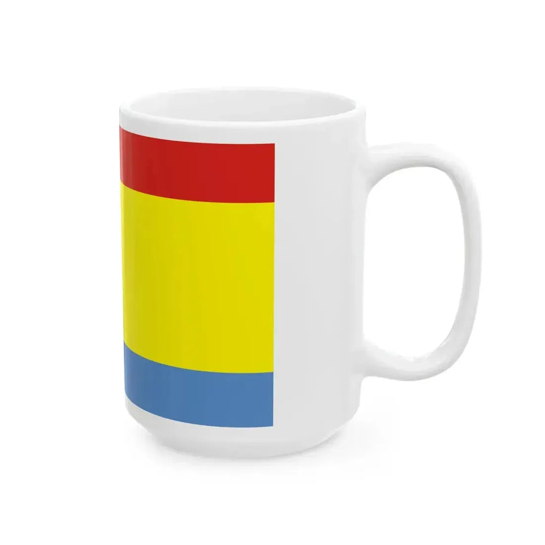 POL powiat opoczynski flag (Poland) White Coffee Mug - Go Mug Yourself