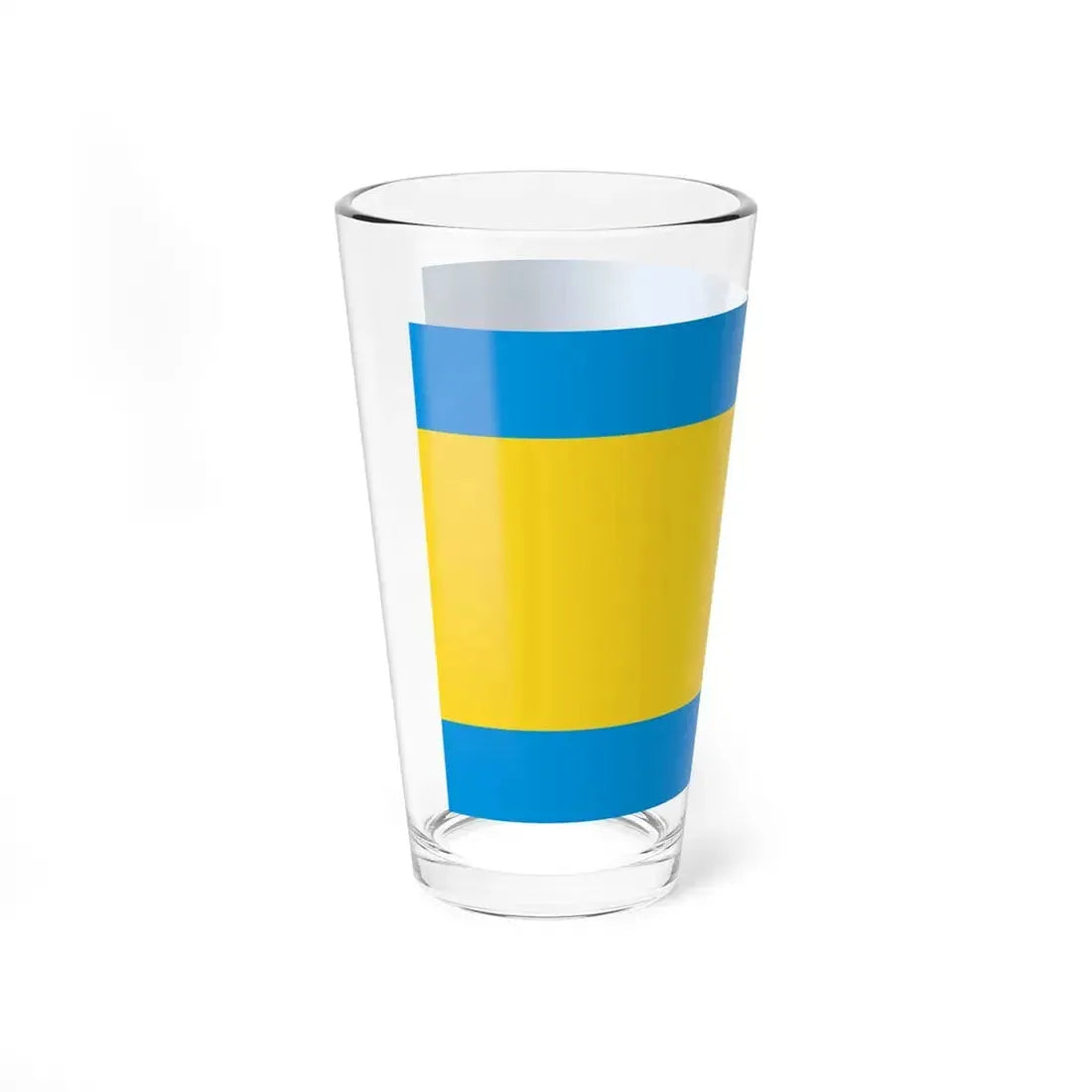 POL powiat opolski flag (Poland) Pint Glass 16oz - Go Mug Yourself