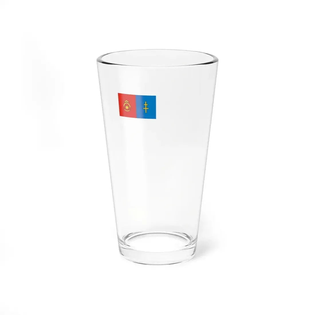 POL powiat ostrowiecki flag (Poland) Pint Glass 16oz - Go Mug Yourself