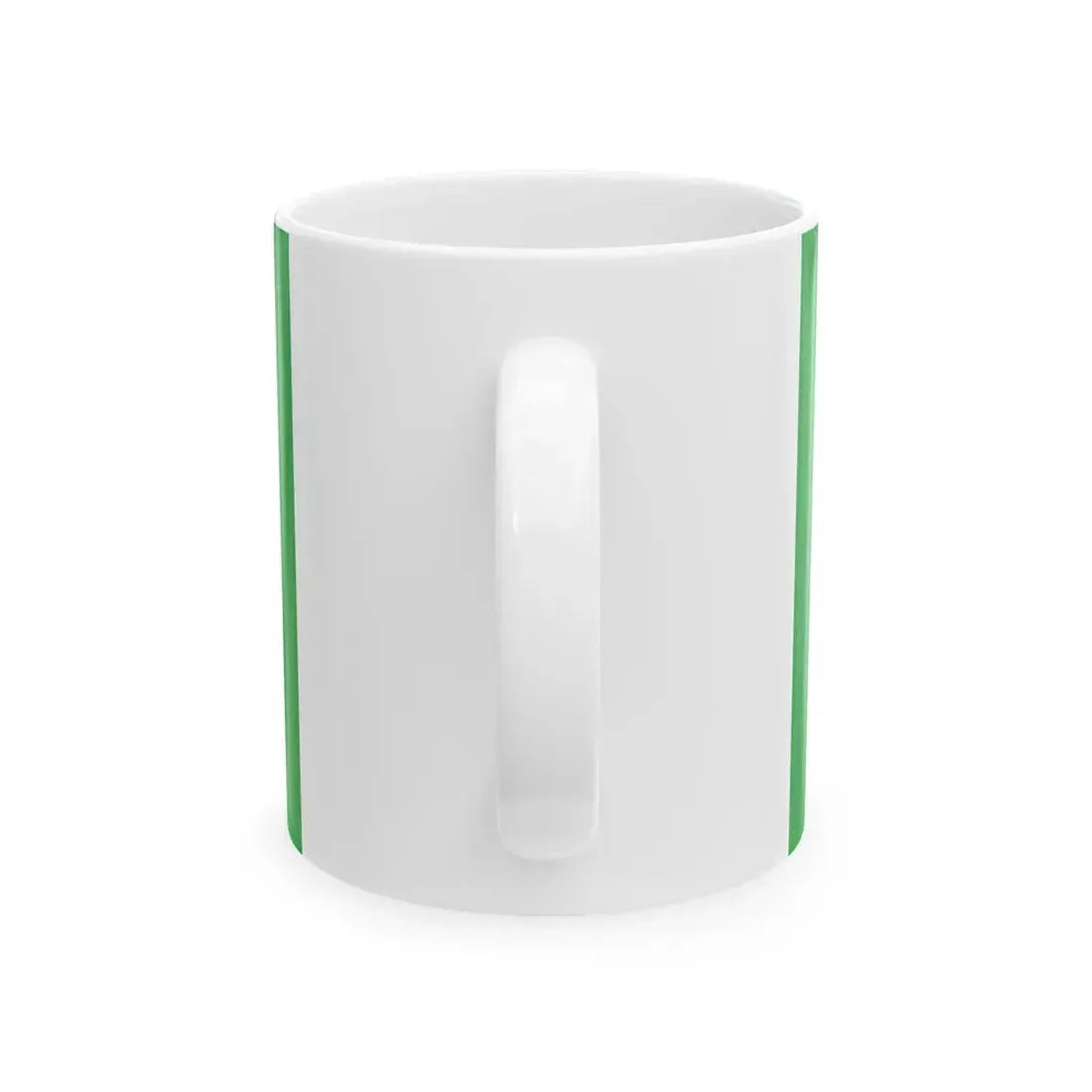 POL powiat ostrowski mazowiecki flag (Poland) White Coffee Mug - Go Mug Yourself