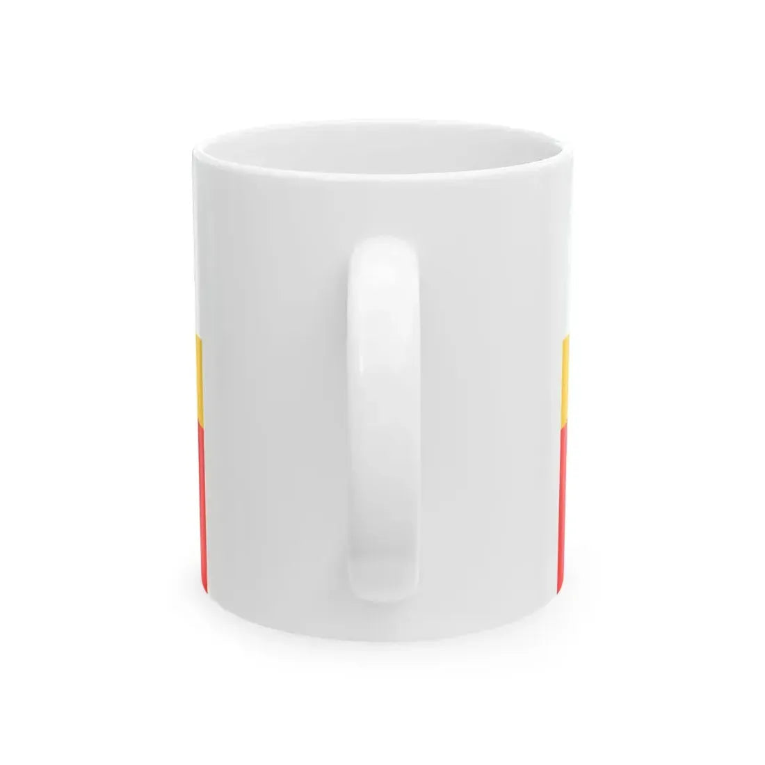 POL powiat oswiecimski flag (Poland) White Coffee Mug - Go Mug Yourself