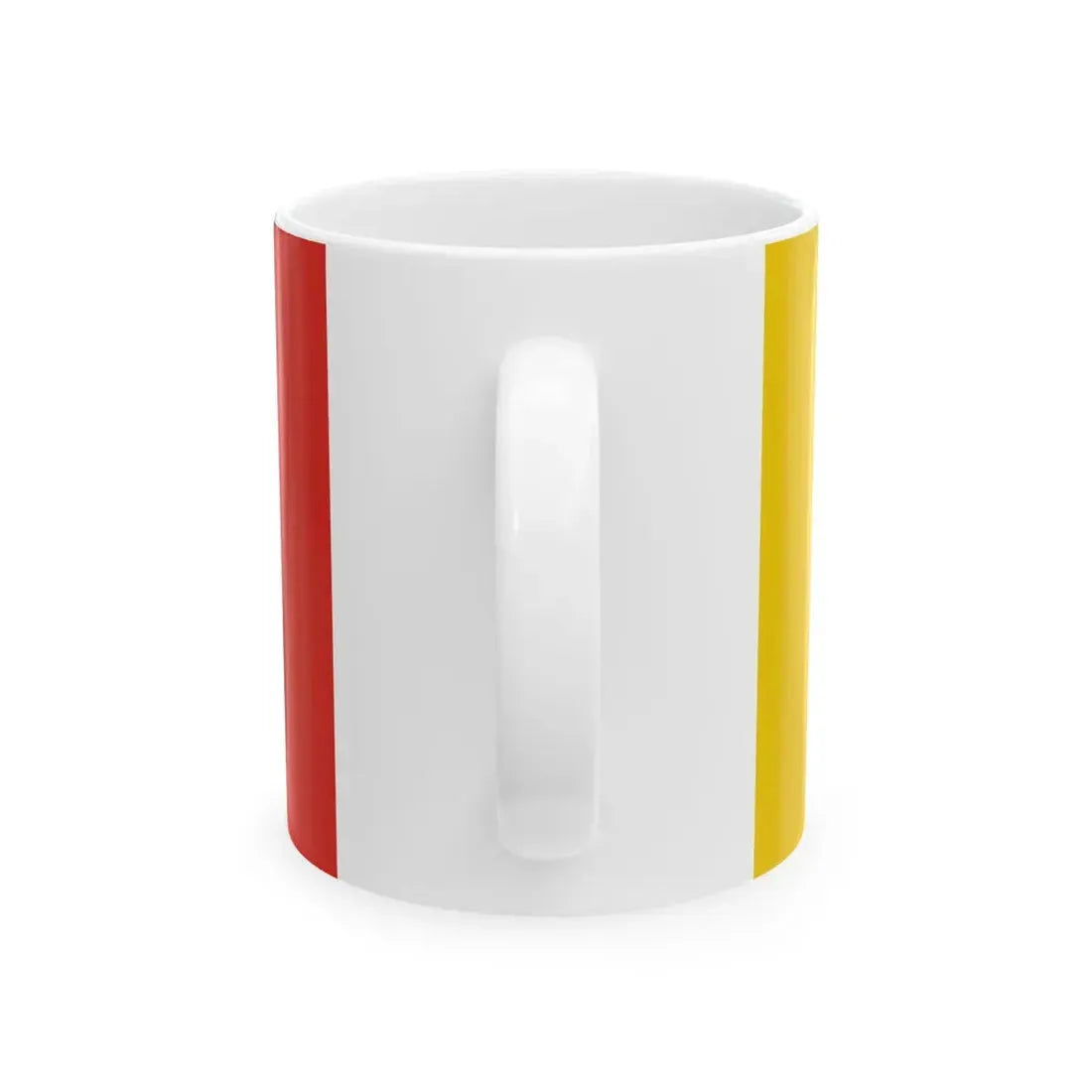 POL powiat otwocki flag 1 (Poland) White Coffee Mug - Go Mug Yourself