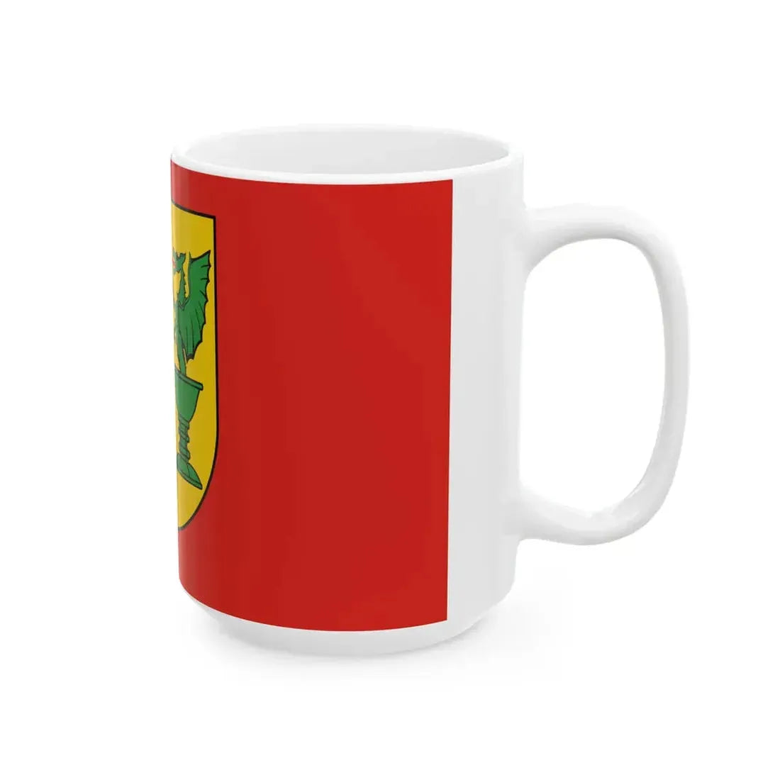POL powiat otwocki flag 1 (Poland) White Coffee Mug - Go Mug Yourself