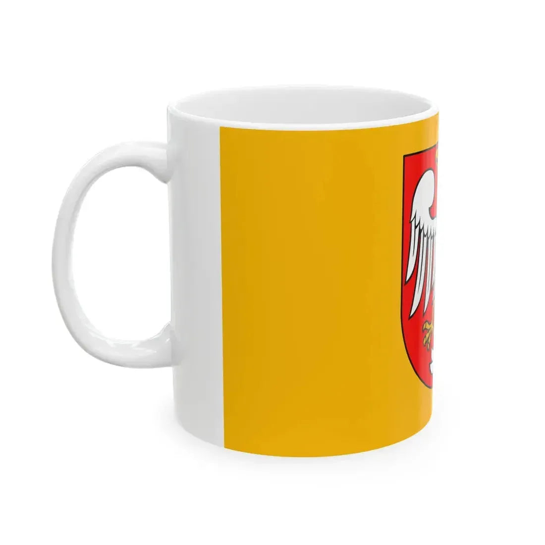 POL powiat otwocki flag (Poland) White Coffee Mug - Go Mug Yourself