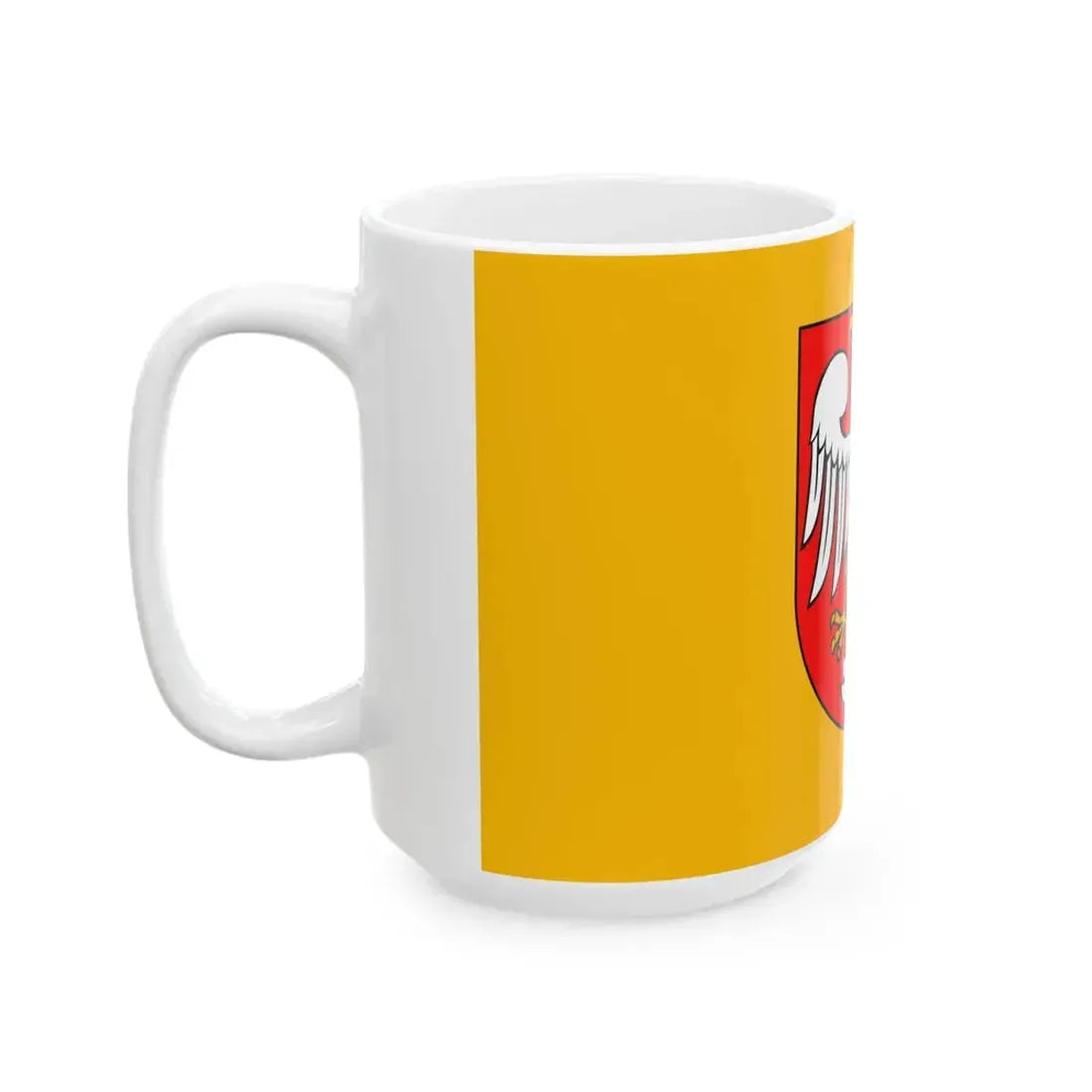 POL powiat otwocki flag (Poland) White Coffee Mug - Go Mug Yourself