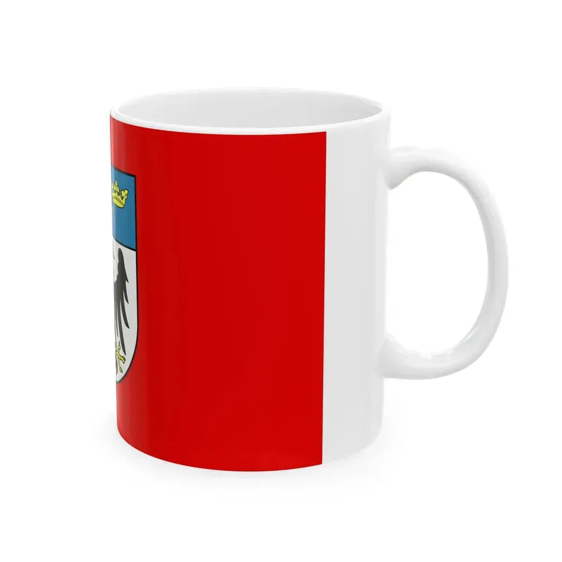 POL powiat pabianicki flag (Poland) White Coffee Mug - Go Mug Yourself