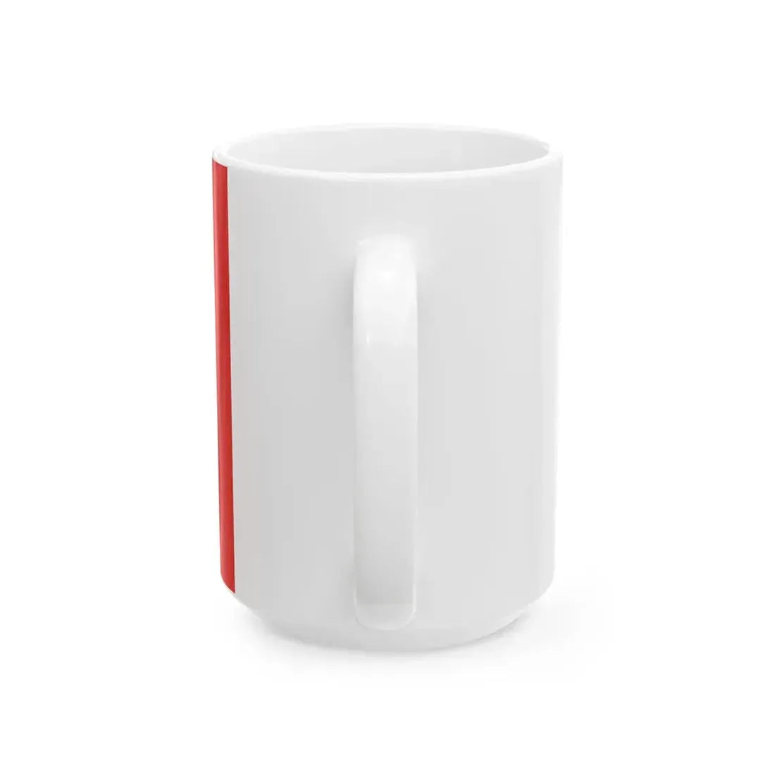 POL powiat pabianicki flag (Poland) White Coffee Mug - Go Mug Yourself