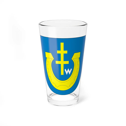 POL powiat pińczowski COA (Poland) (Coat of Arms) Pint Glass 16oz 16oz - Go Mug Yourself