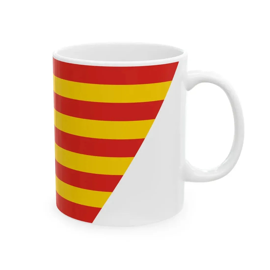 POL powiat pilski flag (Poland) White Coffee Mug - Go Mug Yourself