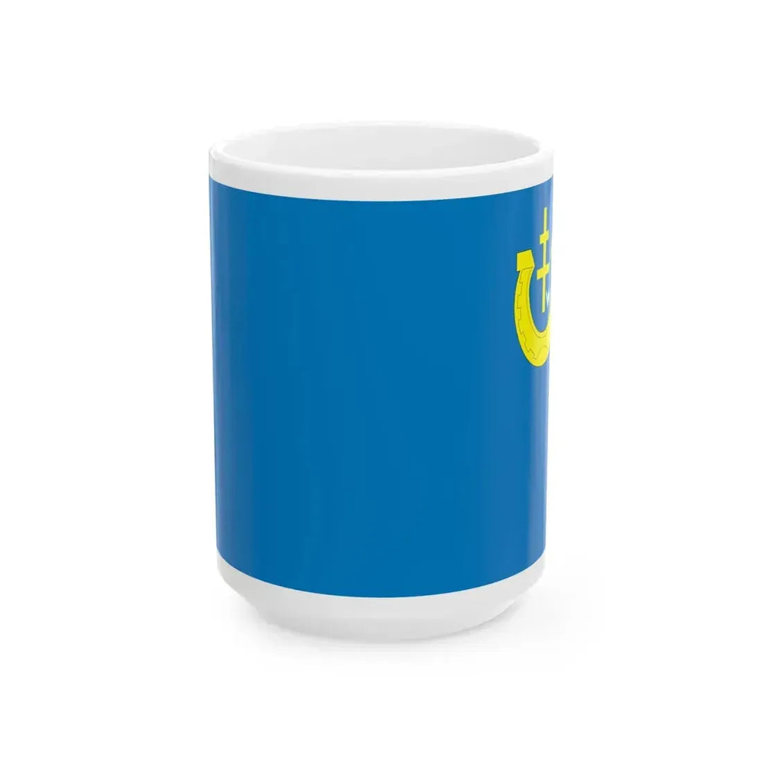 POL powiat pinczowski flag (Poland) White Coffee Mug 15oz - Go Mug Yourself