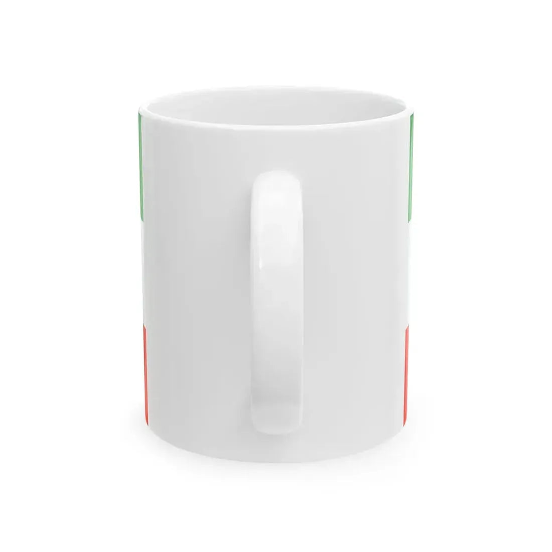 POL powiat piotrkowski flag (Poland) White Coffee Mug - Go Mug Yourself