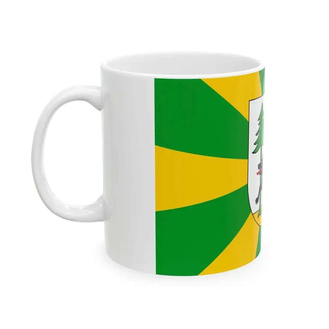 POL powiat piski flag (Poland) White Coffee Mug - Go Mug Yourself