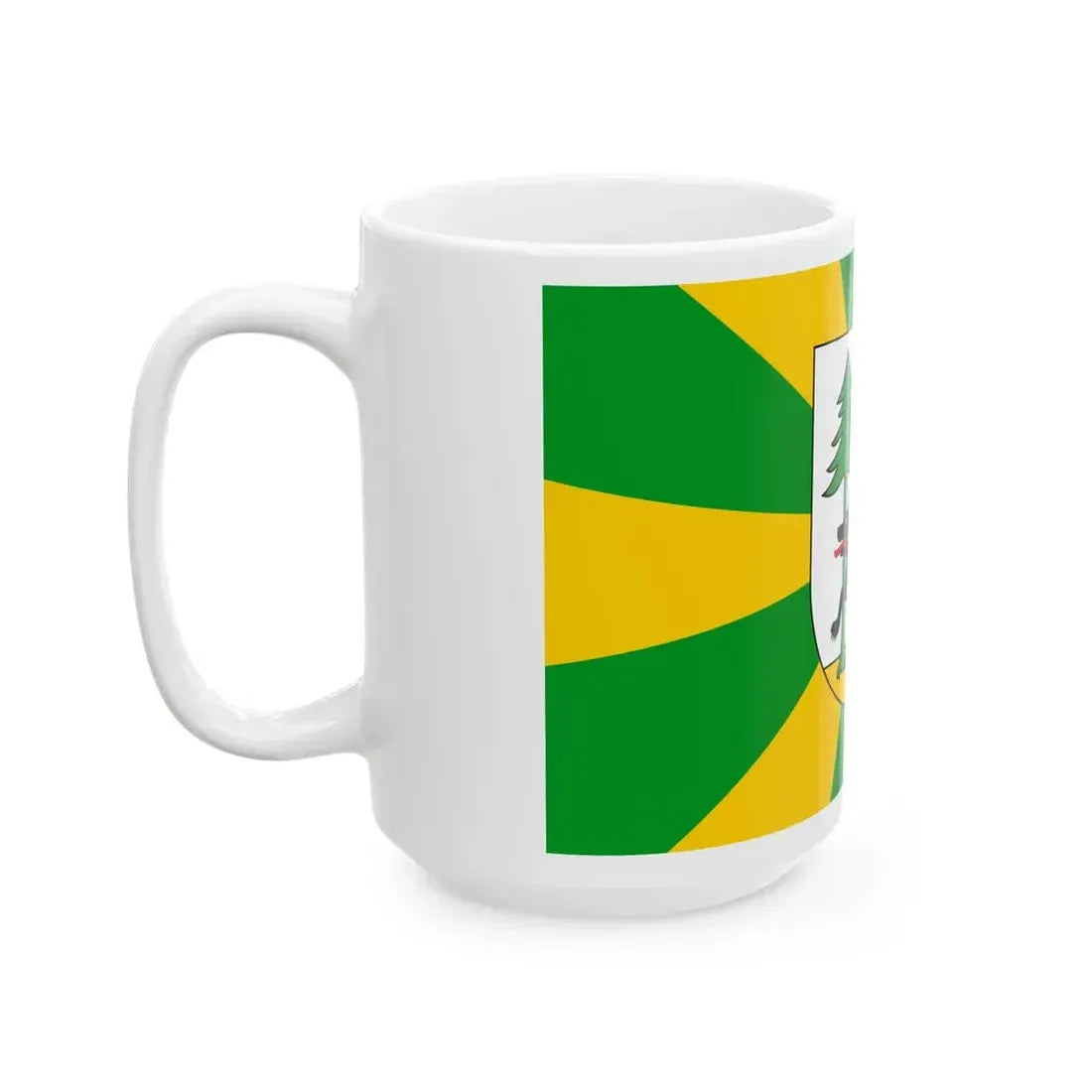 POL powiat piski flag (Poland) White Coffee Mug - Go Mug Yourself