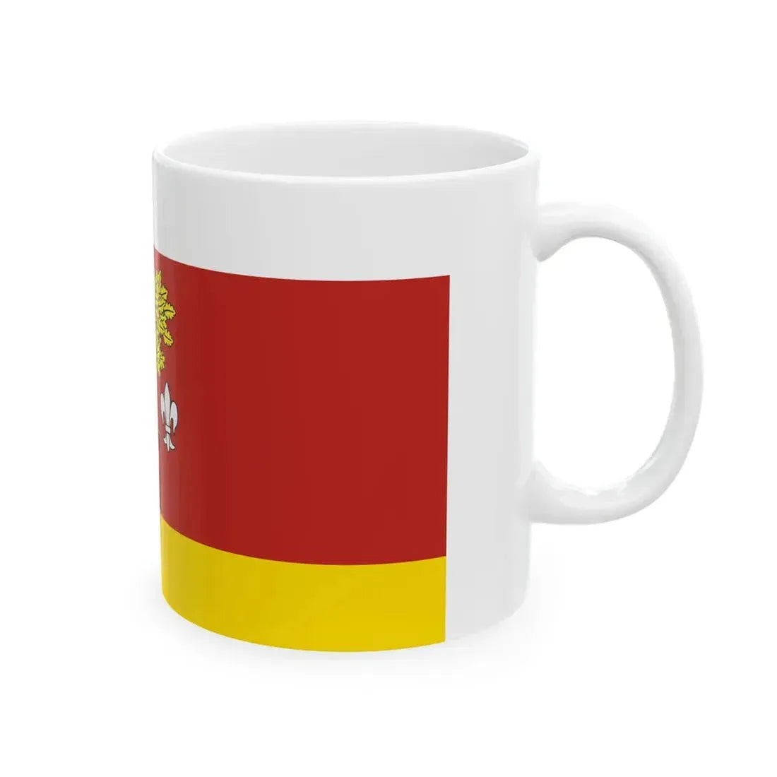 POL powiat poddebicki flag (Poland) White Coffee Mug - Go Mug Yourself