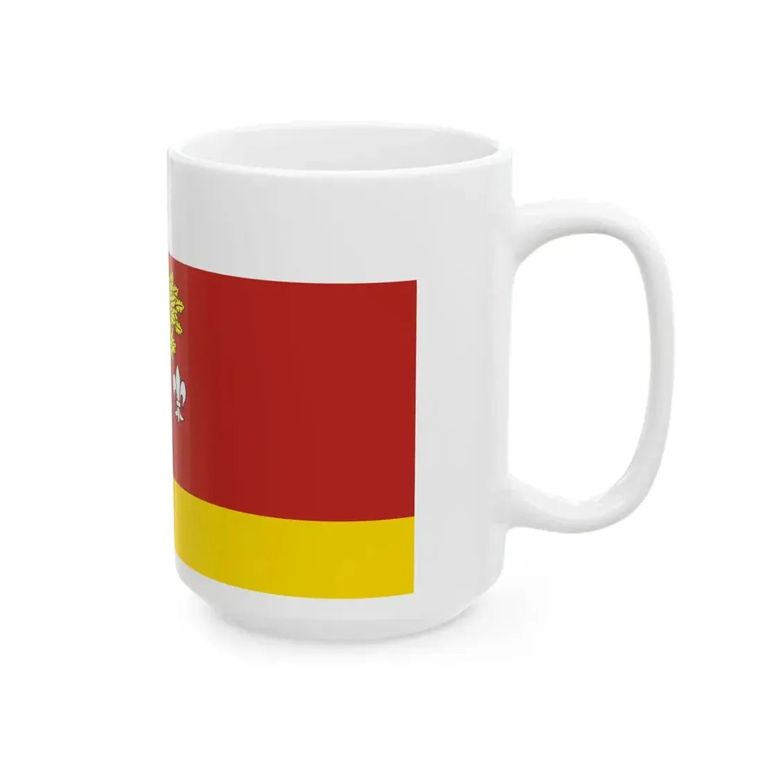 POL powiat poddebicki flag (Poland) White Coffee Mug - Go Mug Yourself