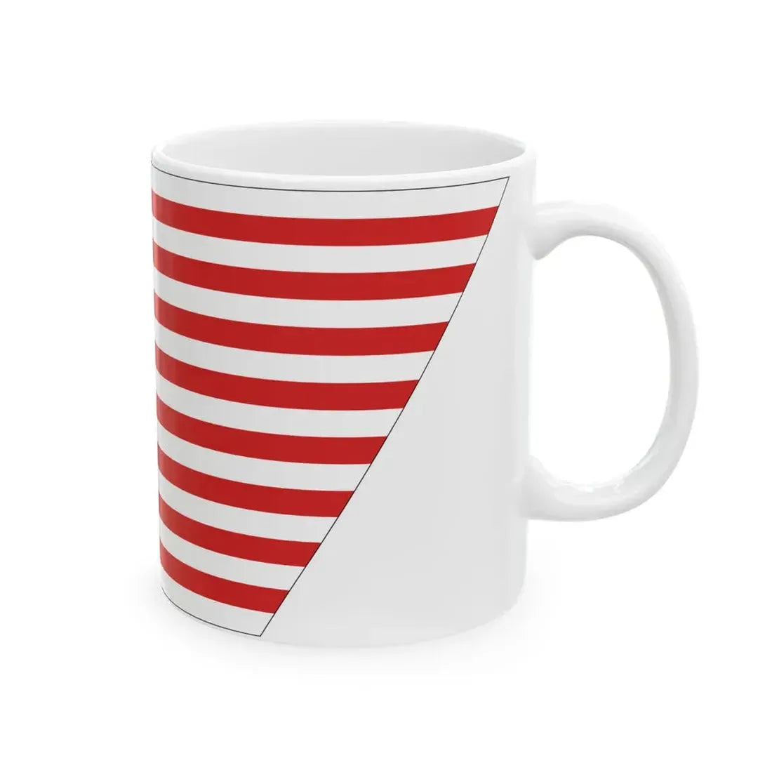 POL powiat poznanski flag (Poland) White Coffee Mug - Go Mug Yourself
