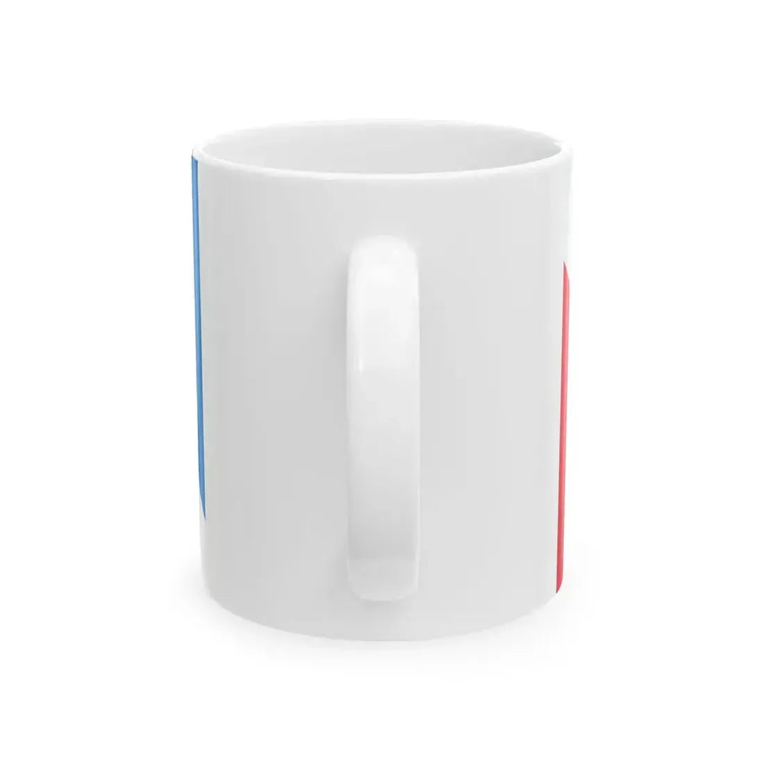 POL powiat prudnicki flag (Poland) White Coffee Mug - Go Mug Yourself