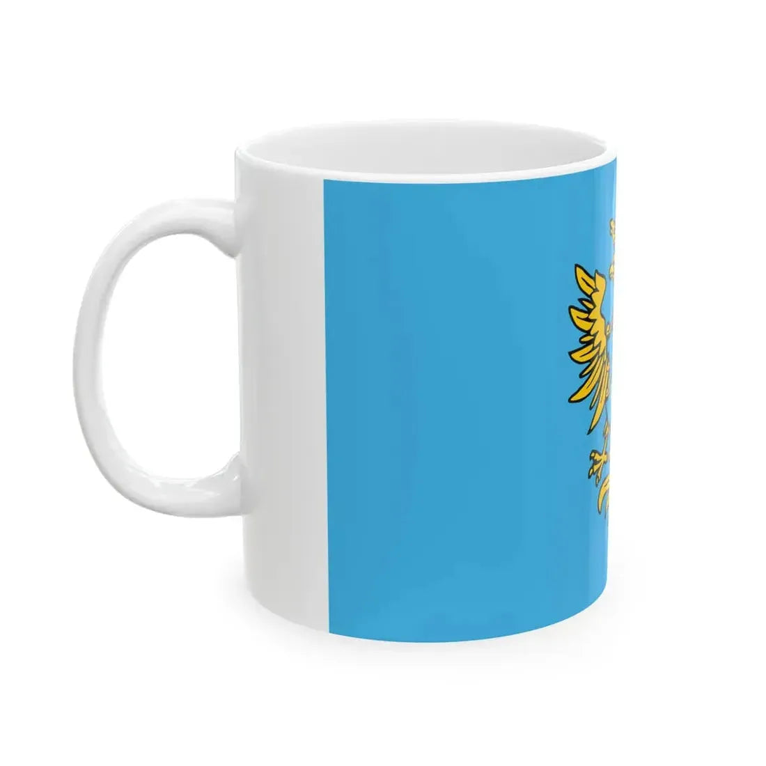 POL powiat przeworski flag (Poland) White Coffee Mug - Go Mug Yourself