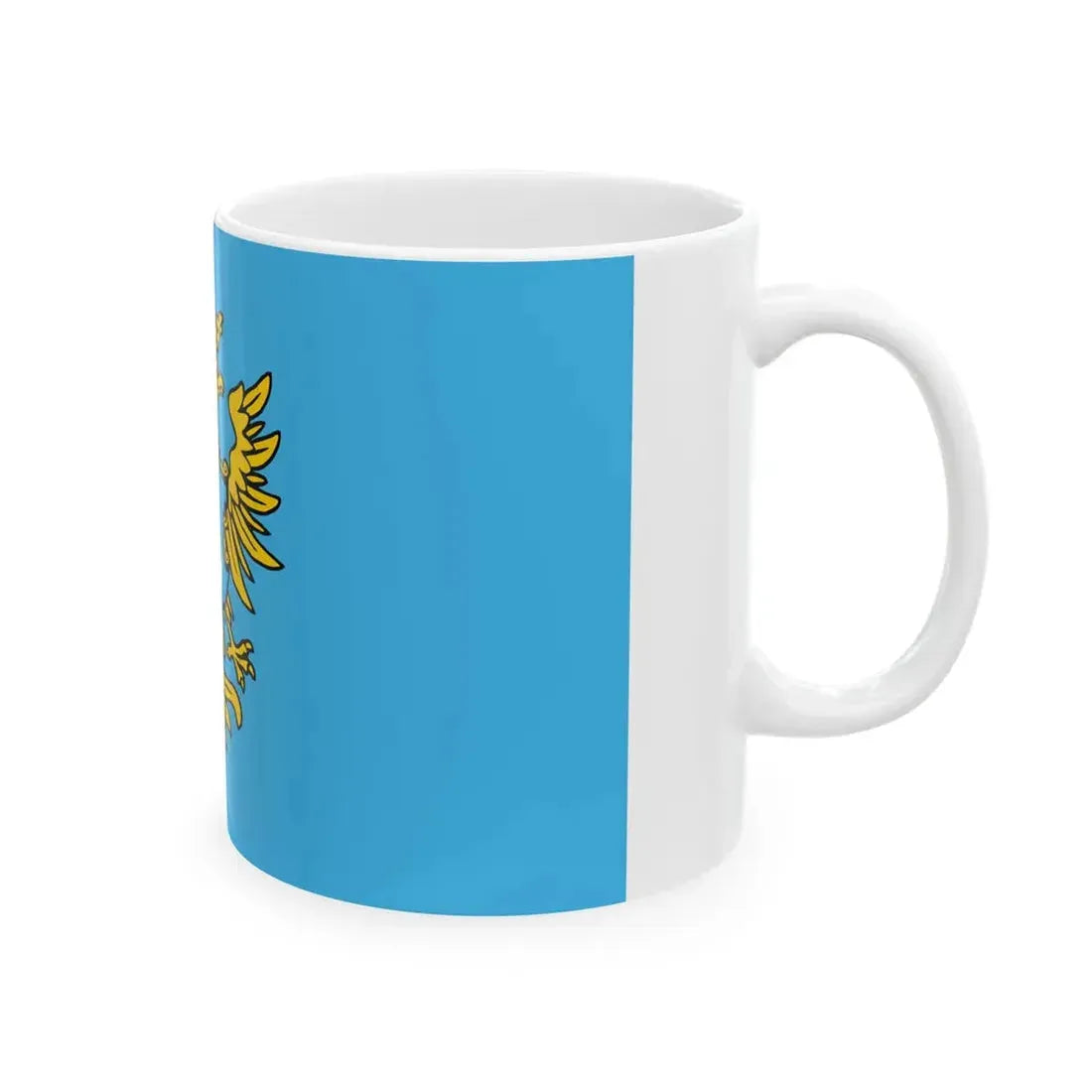 POL powiat przeworski flag (Poland) White Coffee Mug - Go Mug Yourself